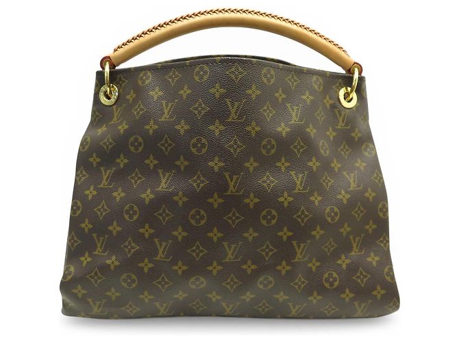 BORSA LOUIS VUITTON ARTSY MM M40249 CANVAS MONOGRAMMA MARRONE - vista 2