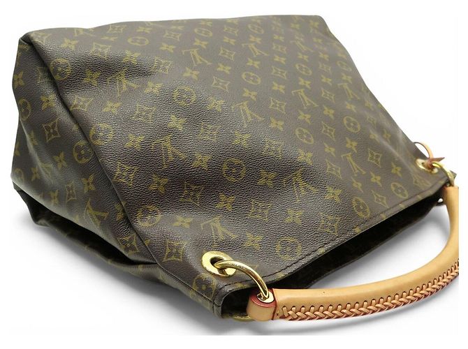 BORSA LOUIS VUITTON ARTSY MM M40249 CANVAS MONOGRAMMA MARRONE - vista 4