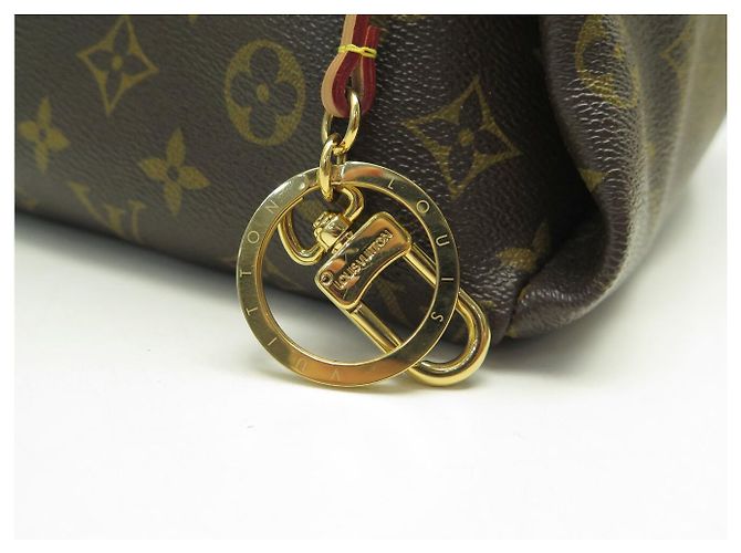 BORSA LOUIS VUITTON ARTSY MM M40249 CANVAS MONOGRAMMA MARRONE - vista 6