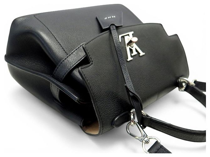 BORSA A MANO LOUIS VUITTON LOCKME EVER BB IN PELLE NERA M53937 BORSA A SPALLA Nero - vista 4