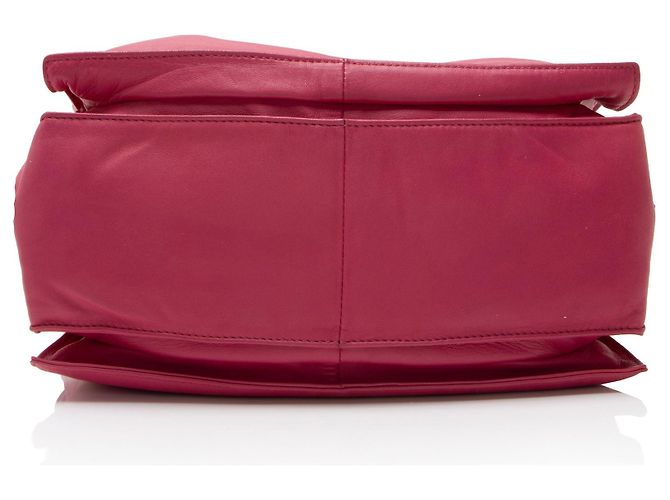 Borsa a spalla Loewe Mellow Nappa Flamenco con frange Arancione - vista 4