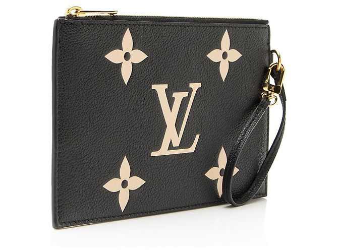 Néonoé Pochette Neonoe MM Bicolore Monogram Empreinte Gigante Louis Vuitton Marrone Beige - vista 2