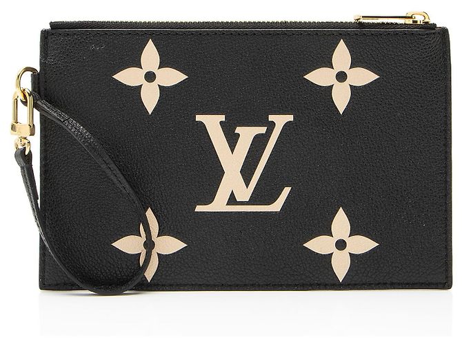 Néonoé Pochette Neonoe MM Bicolore Monogram Empreinte Gigante Louis Vuitton Marrone Beige - vista 3