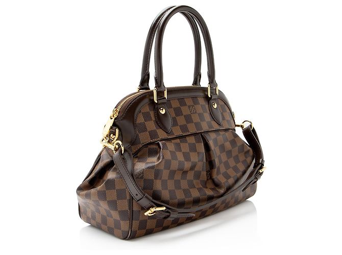 Borsa Trevi PM Damier Ebene di Louis Vuitton Marrone - vista 2
