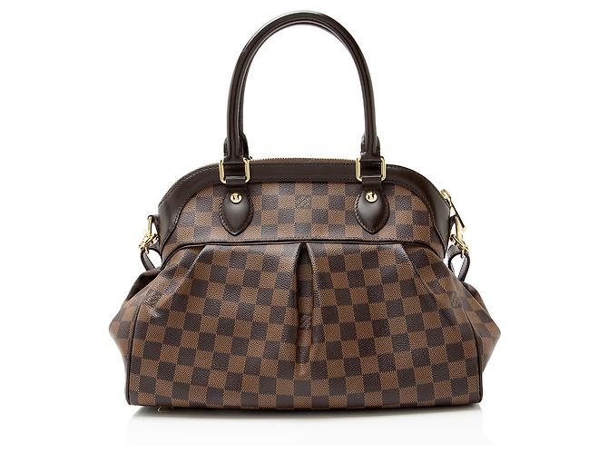 Borsa Trevi PM Damier Ebene di Louis Vuitton Marrone - vista 3