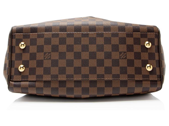 Borsa Trevi PM Damier Ebene di Louis Vuitton Marrone - vista 4