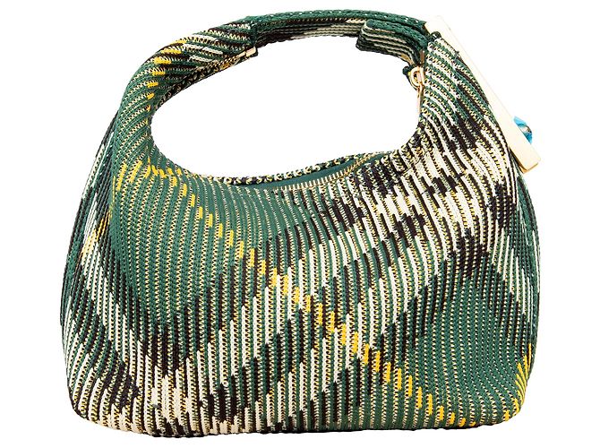 Borsa Duffle Mini Peg Burberry - Anni '20 Verde - vista 2