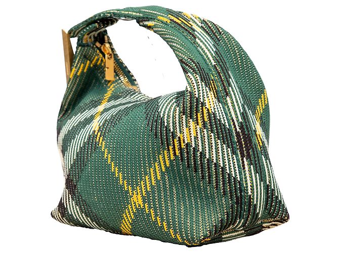 Borsa Duffle Mini Peg Burberry - Anni '20 Verde - vista 4