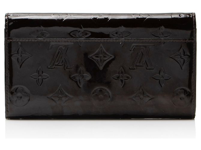Portafoglio Louis Vuitton Monogram Vernis Sarah NM Rosso - vista 3