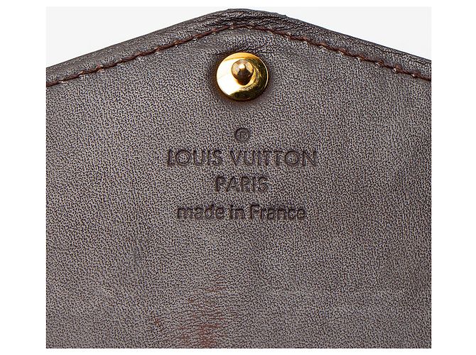 Portafoglio Louis Vuitton Monogram Vernis Sarah NM Rosso - vista 5