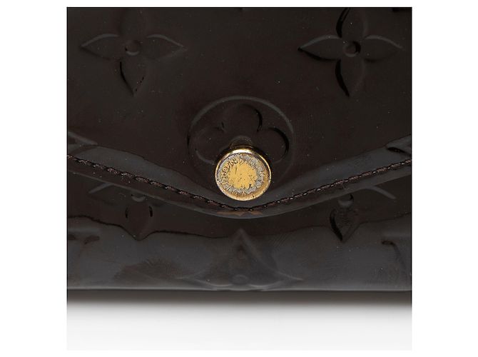 Portafoglio Louis Vuitton Monogram Vernis Sarah NM Rosso - vista 6