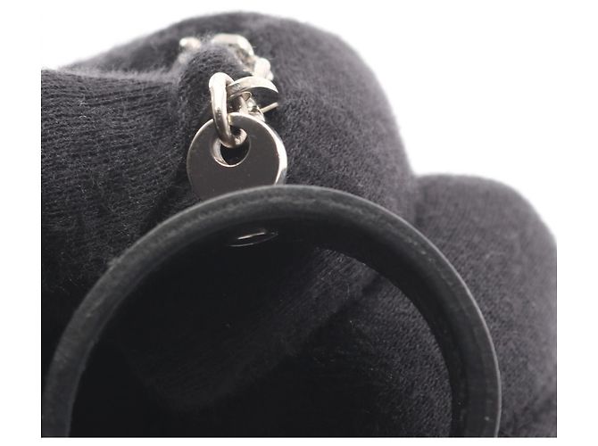 Charm in metallo in pelle Nomade di Hermès Nero - vista 5