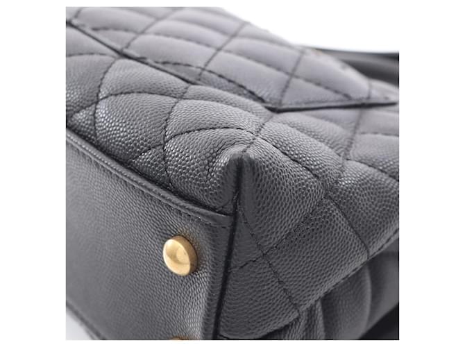 Borsa a tracolla Chanel Coco Handle nera Nero - vista 7