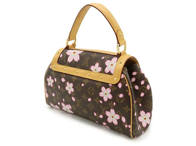 Borsa Retro PM Monogramma Cherry Blossom Louis Vuitton Marrone - vista 2
