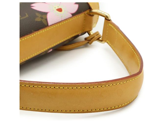 Borsa Retro PM Monogramma Cherry Blossom Louis Vuitton Marrone - vista 4