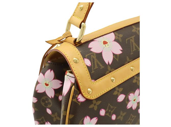 Borsa Retro PM Monogramma Cherry Blossom Louis Vuitton Marrone - vista 5