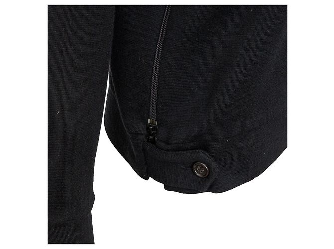 Yohji Yamamoto Wollpullover - 2000er Jahre Schwarz - Ansicht 4