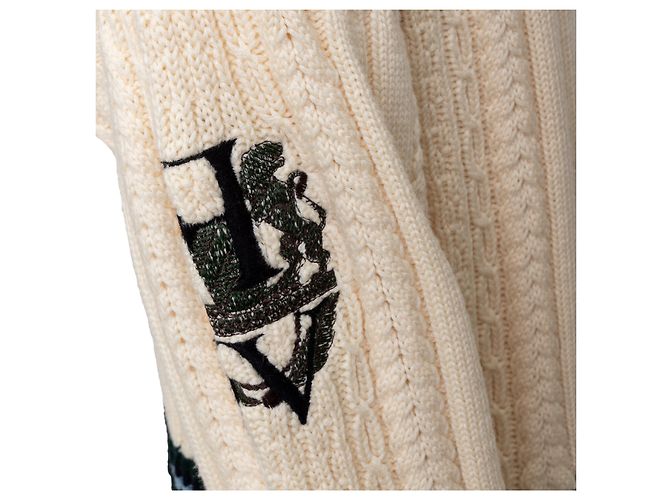 Strickpullover Gianfranco Ferré - 90er Jahre Weiß Roh - Ansicht 5