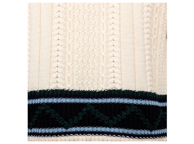 Strickpullover Gianfranco Ferré - 90er Jahre Weiß Roh - Ansicht 6