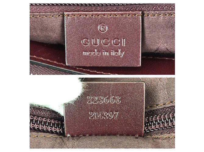 Borsa a Spalla Gucci GG Stampata Rosso - vista 4