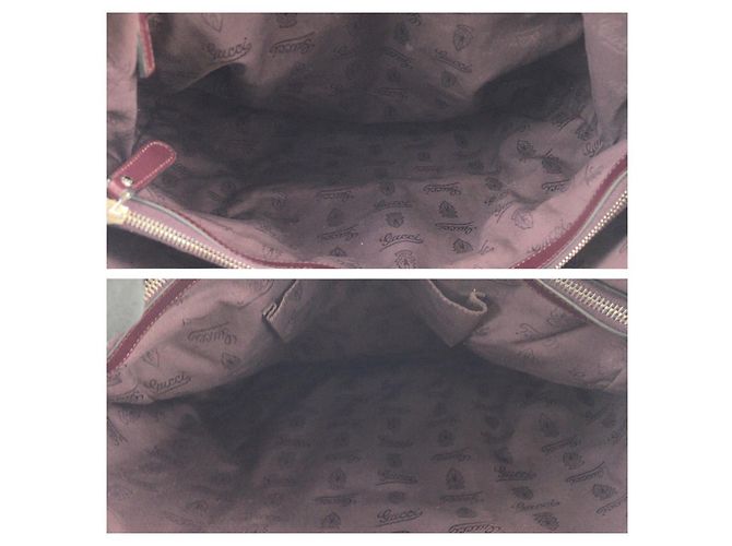 Borsa a Spalla Gucci GG Stampata Rosso - vista 9