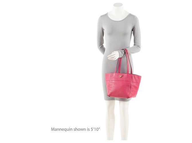 Prada Vitello Daino Tote Pink - Ansicht 5