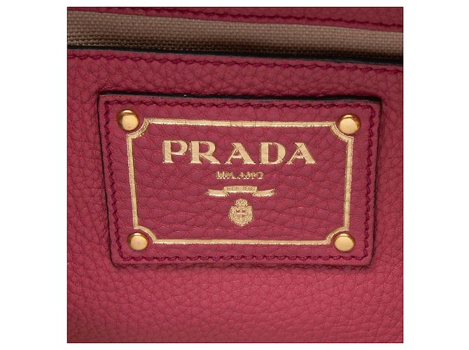 Prada Vitello Daino Tote Pink - Ansicht 7