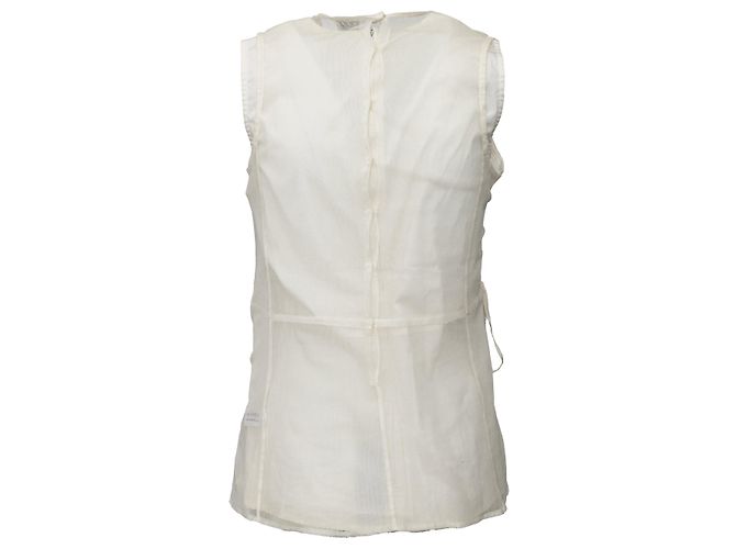 Top de doble capa Marni - '10s Blanco Crudo - vista 2