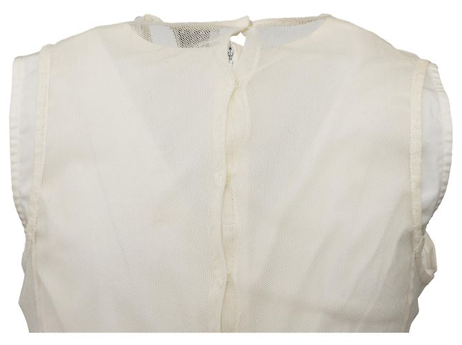Top de doble capa Marni - '10s Blanco Crudo - vista 6