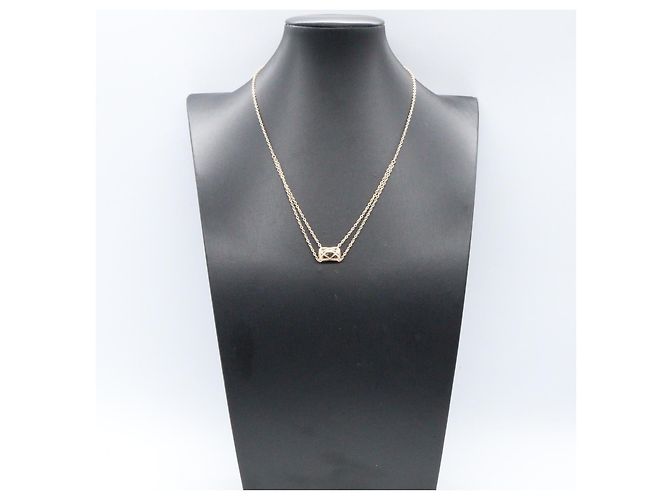 Collana Chanel Coco Crush in oro K18PG D'oro Metallico - vista 2