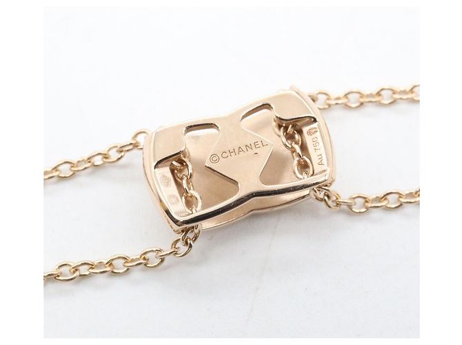 Collana Chanel Coco Crush in oro K18PG D'oro Metallico - vista 4