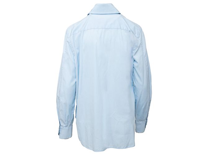 Camicia a doppio bottone Gianfranco Ferré - anni 2000 Blu - vista 2