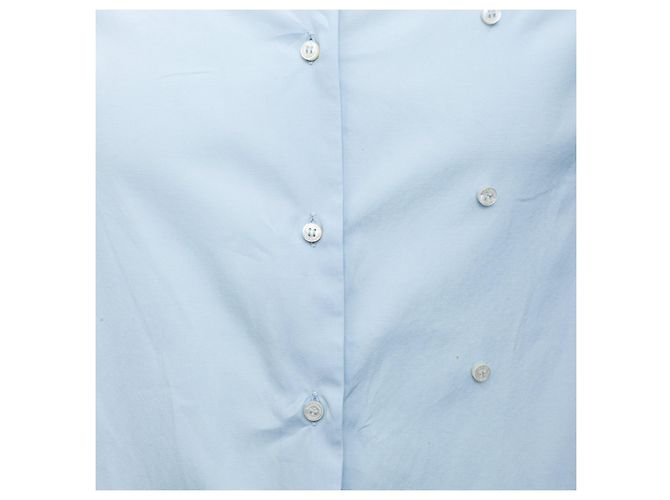 Camicia a doppio bottone Gianfranco Ferré - anni 2000 Blu - vista 3