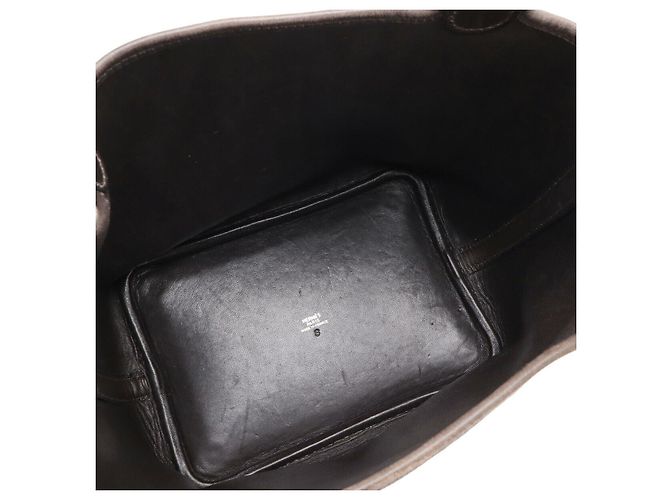 Borsa in pelle Vibrato Picotin PM di Hermès Arancione - vista 5