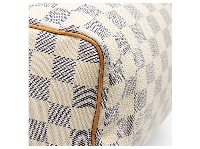 Louis Vuitton Damier Azur Speedy 25 Tasche Blau - Ansicht 10