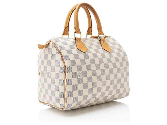 Louis Vuitton Damier Azur Speedy 25 Tasche Blau - Ansicht 2