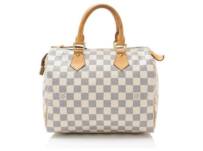 Louis Vuitton Damier Azur Speedy 25 Tasche Blau - Ansicht 3