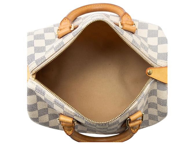 Louis Vuitton Damier Azur Speedy 25 Tasche Blau - Ansicht 7