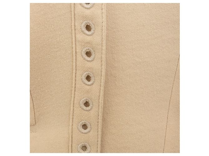 Givenchy Wool Jacket - '10s Brown Beige - view 6