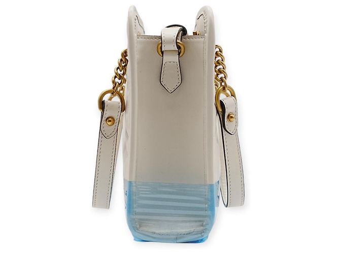 Borsa Mini Matelassé Gucci Marmont - '10s Bianco - vista 3