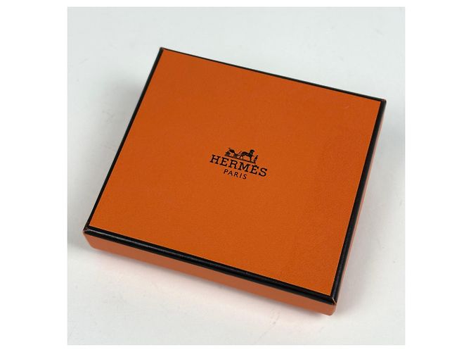 Monedero compacto de seda Azap de Hermès Azul marino - vista 6