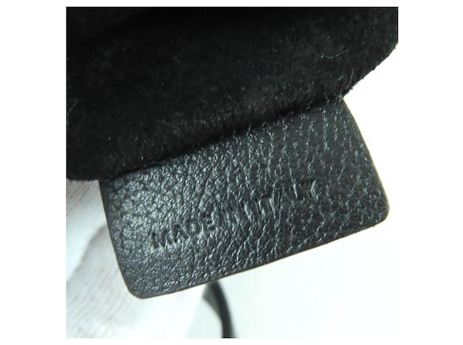 Céline CELINE 11725 Pelle Triomphe Eloise Piccola Borsa in Pelle Nero - vista 13