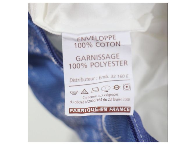 Coussin en mélange de lin Dioliviera Christian Dior Bleu - vue 10