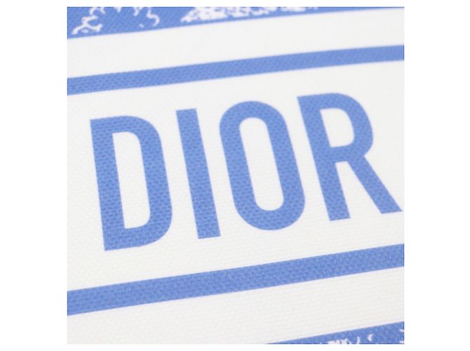 Coussin en mélange de lin Dioliviera Christian Dior Bleu - vue 5