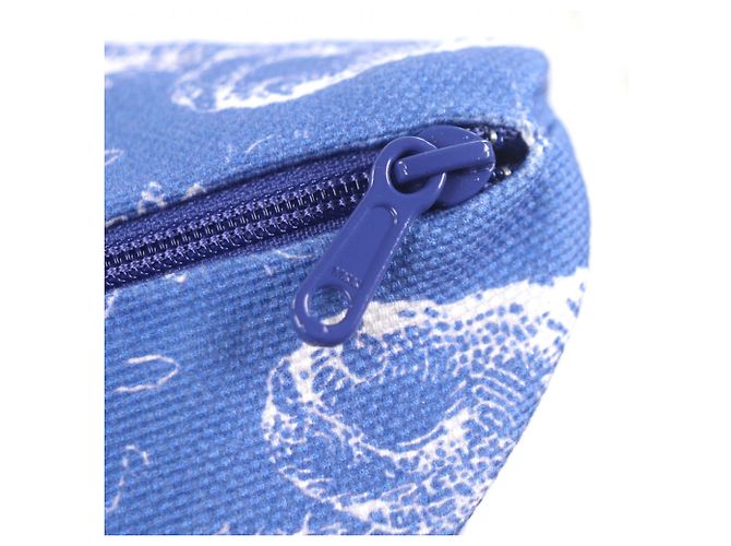 Coussin en mélange de lin Dioliviera Christian Dior Bleu - vue 6