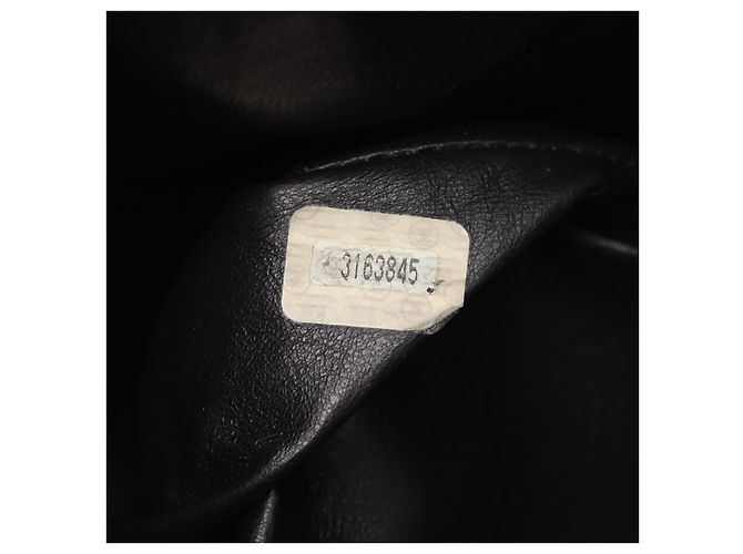 Timeless Chanel Matelassé Lammfell Rucksack Schwarz - Ansicht 5