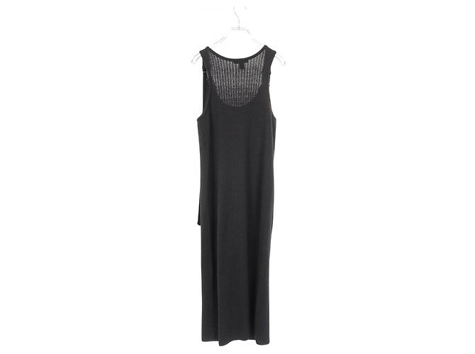 Vestido de algodón y nylon Louis Vuitton Negro - vista 2