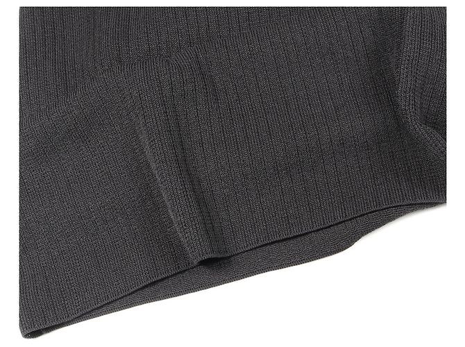 Vestido de algodón y nylon Louis Vuitton Negro - vista 7