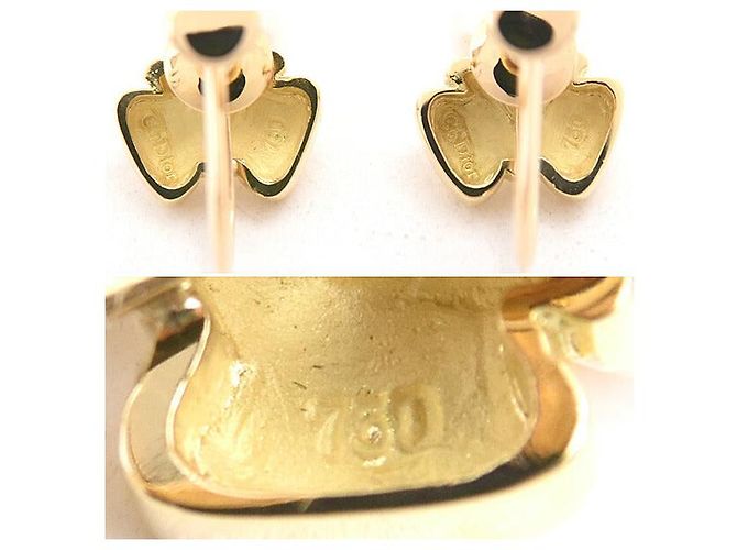 Orecchini in Perla 750YG Christian Dior 1P D'oro - vista 4