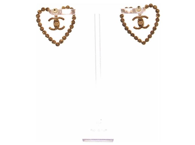 Chanel Herzohrringe Golden - Ansicht 2